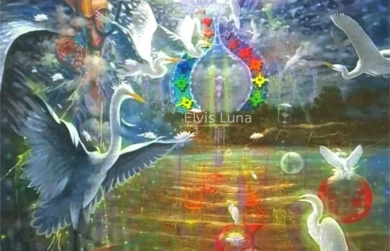 "Oxe creates Goddes Huayramama 1994"